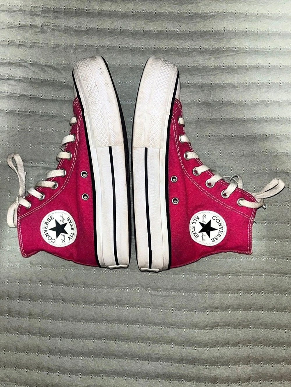 Converse Chuck Taylor Stacked Platform High-Top Sneaker - Pink - W6.5
